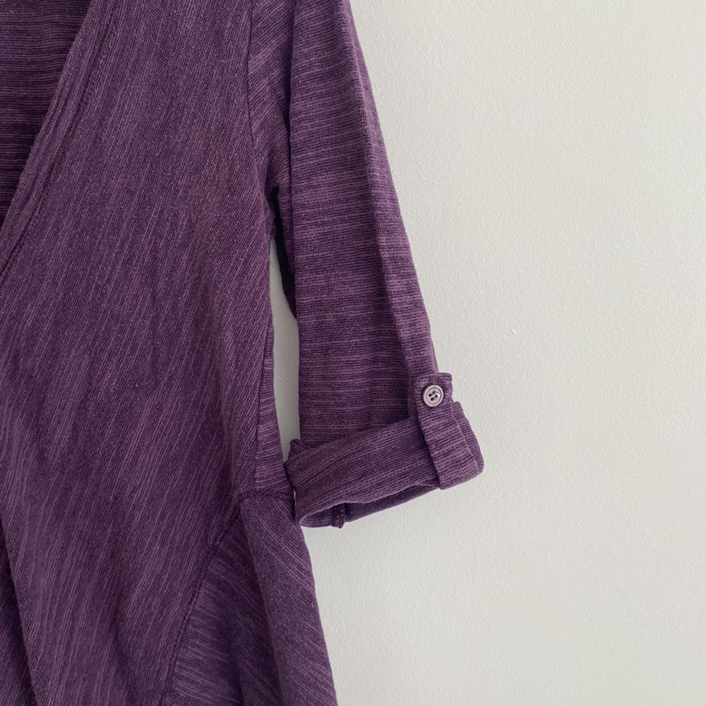 Joe Fresh Flowy Purple Cardigan - Picture 2 of 4